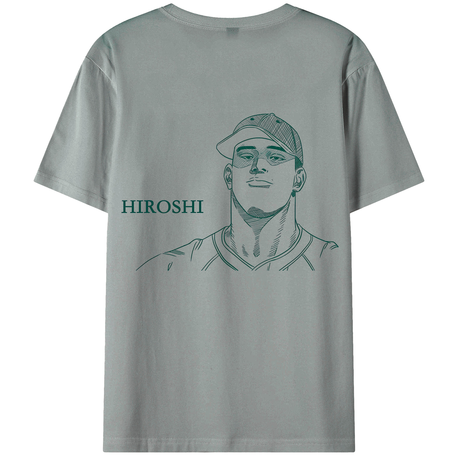 （画像用） SLAM DUNK／スラムダンク 綿100％ メンズ半袖Tシャツ（バックプリント） 通気性